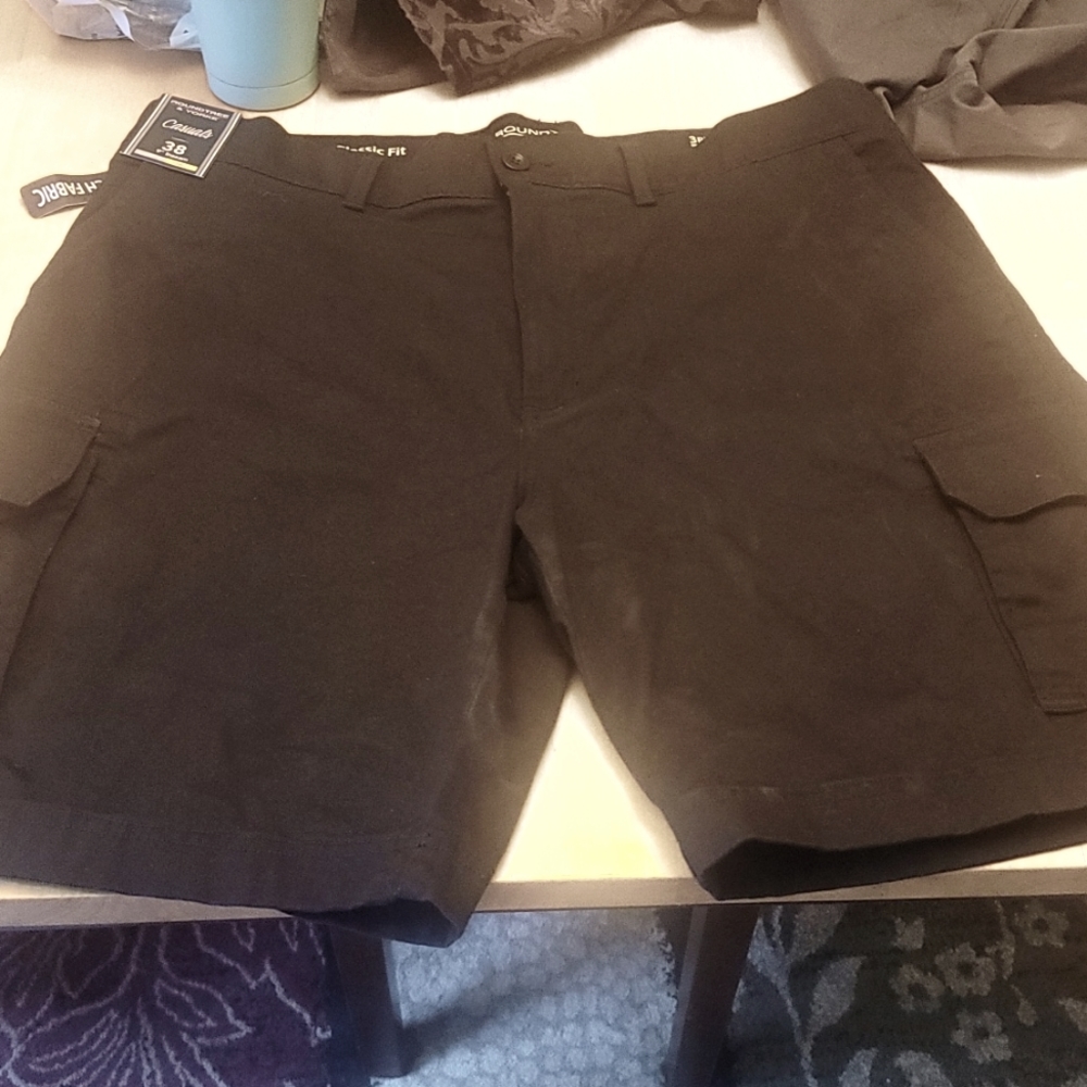 Men's dress cargo shorts